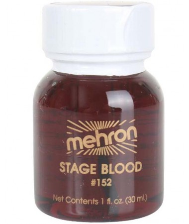  Mehron Makeup Stage Blood  Edible Fake Blood Makeup for Stage,  Costume, Cosplay (1oz.) (Dark Venous)