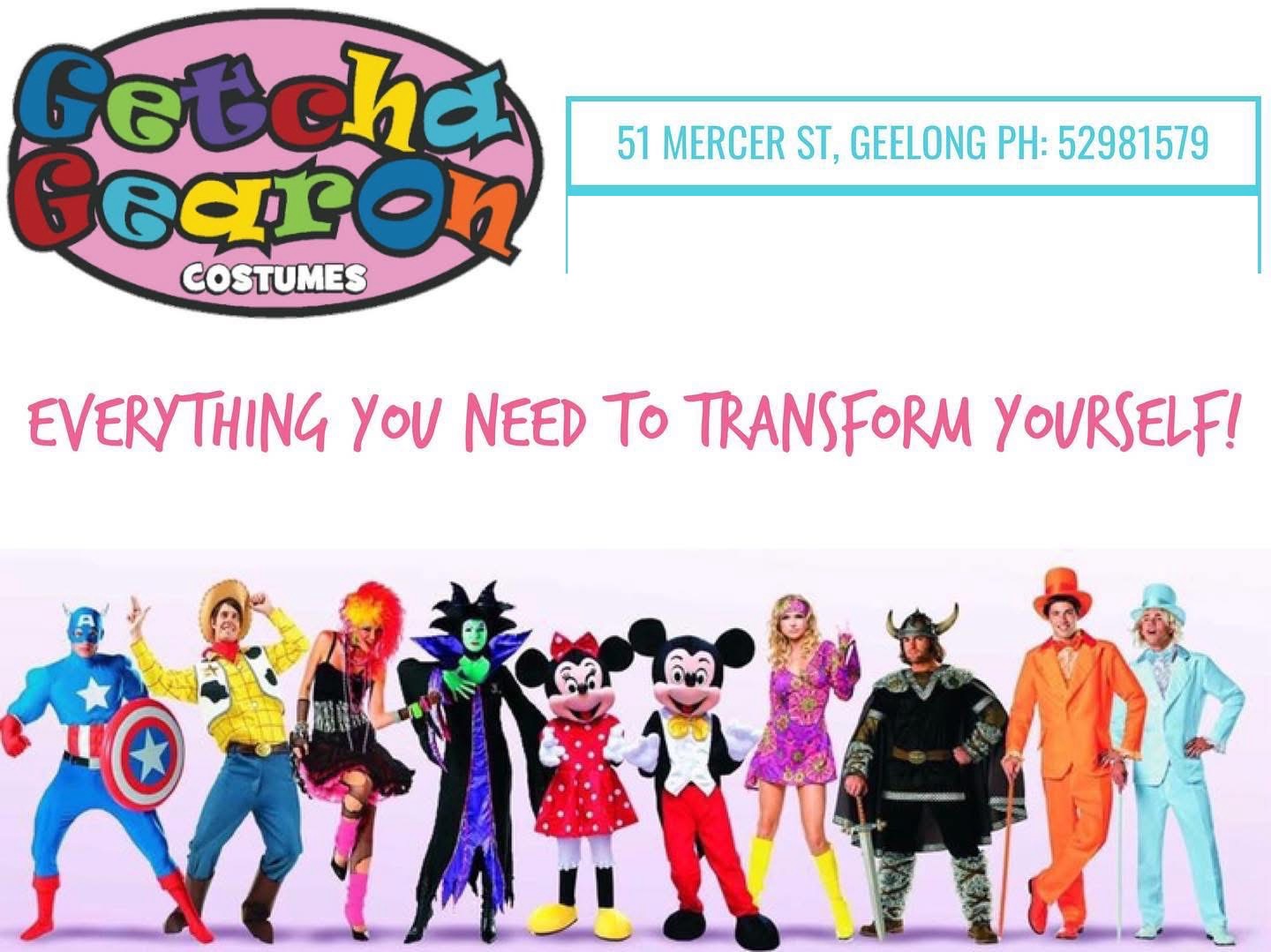 Getcha Gearon Costumes 